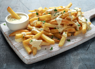Drizzled Fries
